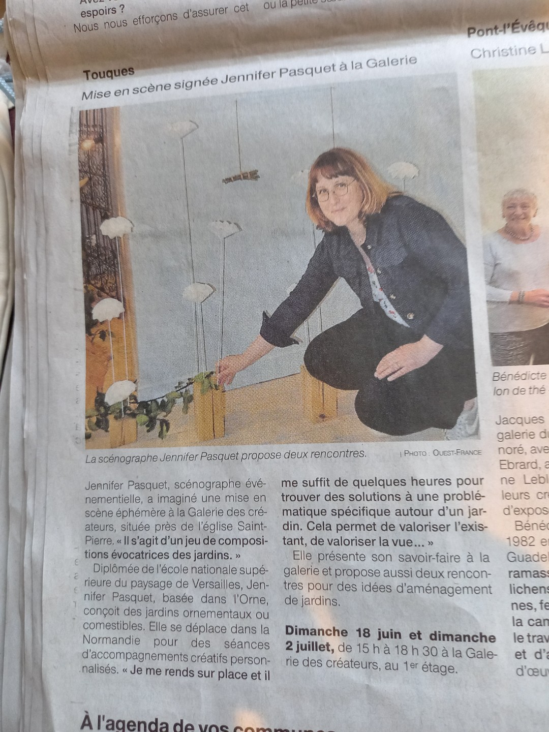 Article paru dans Ouest-France en juin 2023